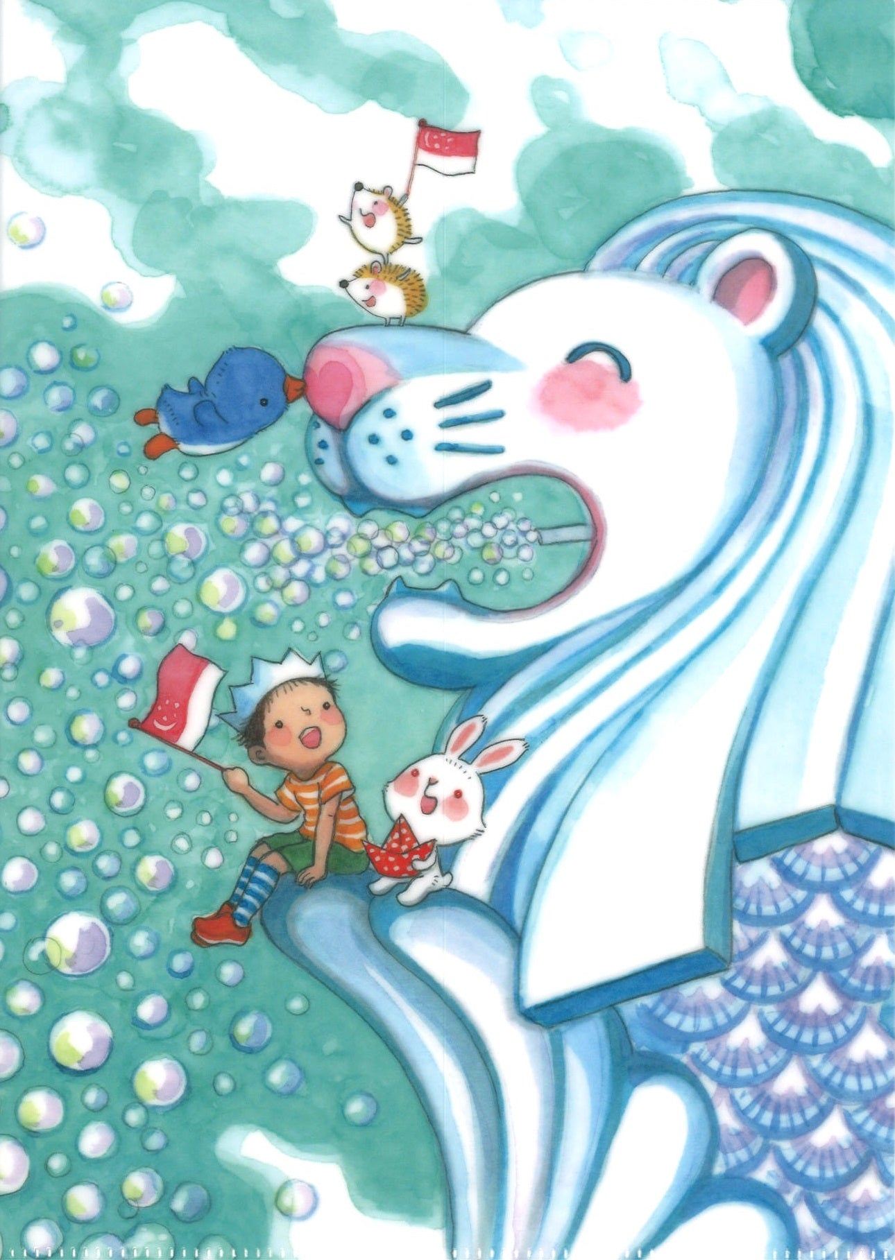 Merlion Big Love (L-Shaped Folders) 8886307524669-70 | Singapore Chinese Books | Maha Yu Yi Pte Ltd