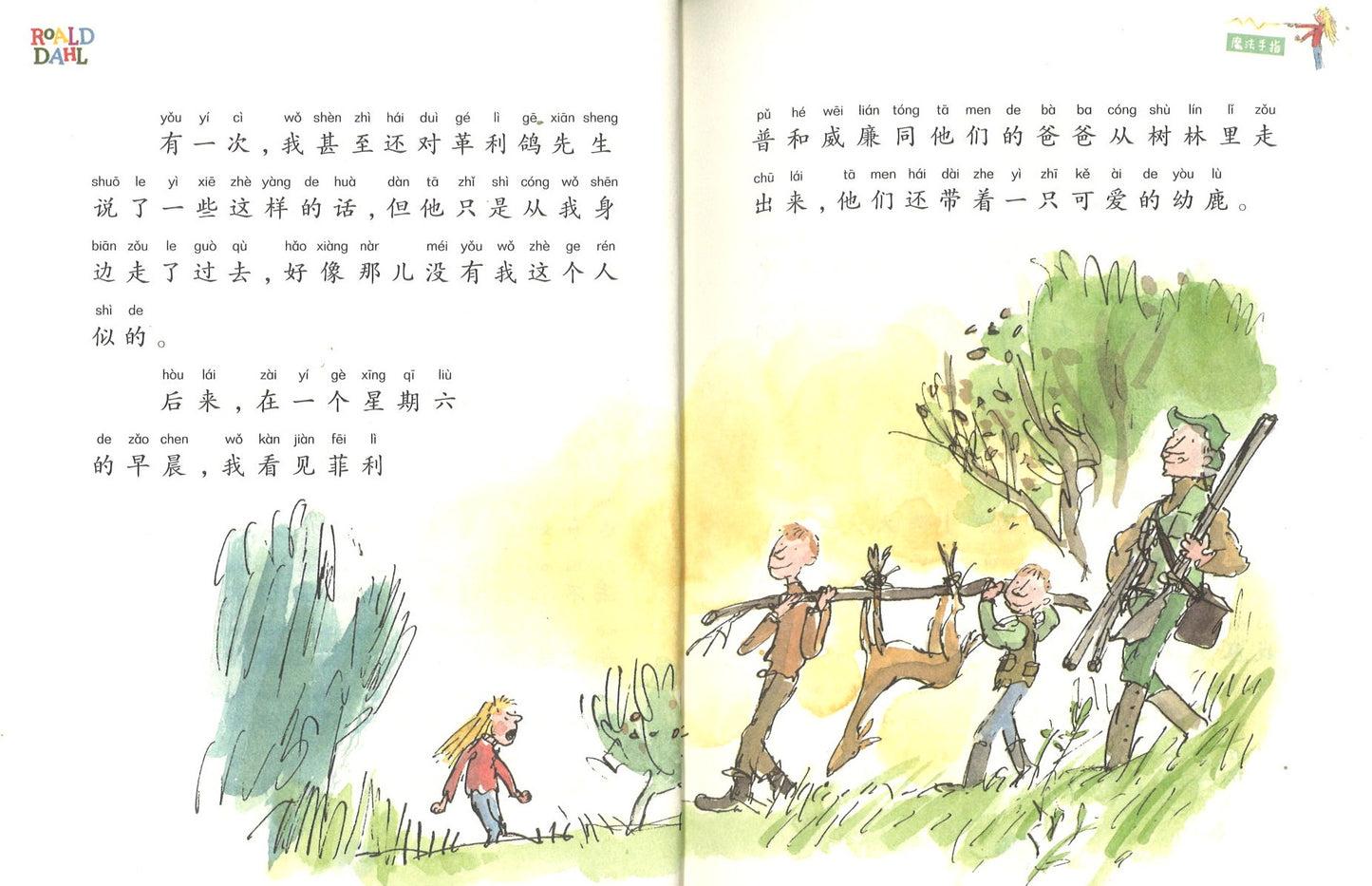 魔法手指(拼音) The Magic Finger 9787533299286 | Singapore Chinese Books | Maha Yu Yi Pte Ltd