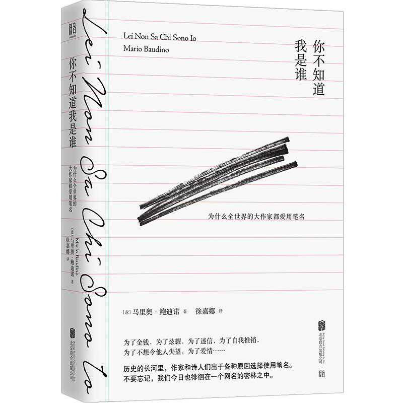 你不知道我是谁:为什么全世界的大作家都爱用笔名 9787559656674 | Singapore Chinese Bookstore | Maha Yu Yi Pte Ltd