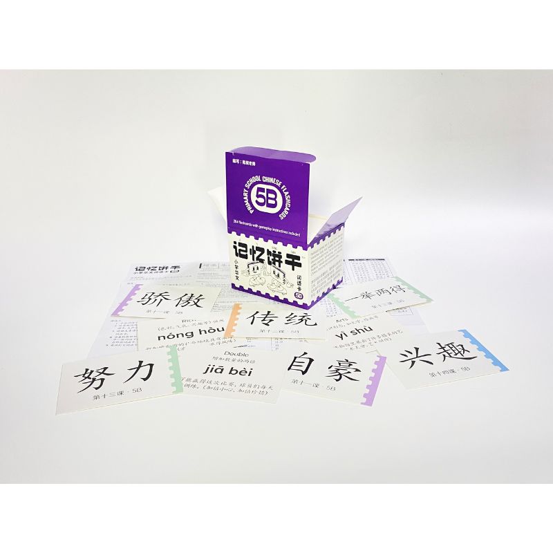 记忆饼干5B（264张）Primary School Chinese Flashcards 5B