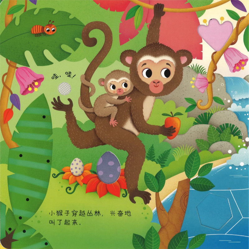 动物宝宝谁在笑 Usborne Sound Books Baby Animal Sounds 9787544888684 | Singapore Chinese Bookstore | Maha Yu Yi Pte Ltd