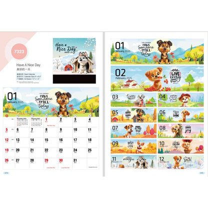 Desk Calendar 7323 - Have a Nice Day (7 Sheets)