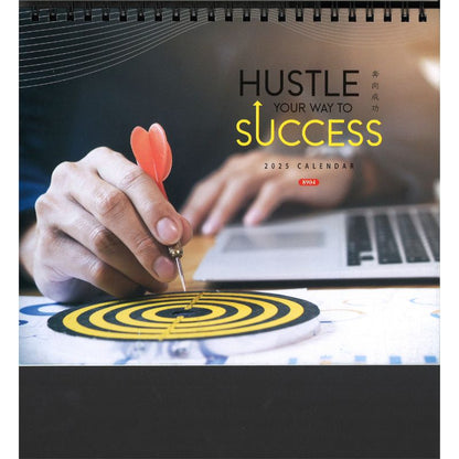 Desk Calendar 8904 - Hustle Your Way to Success (7 Sheets)