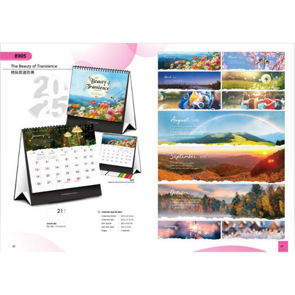 Desk Calendar 8905 - The Beauty of Transience (7 Sheets)