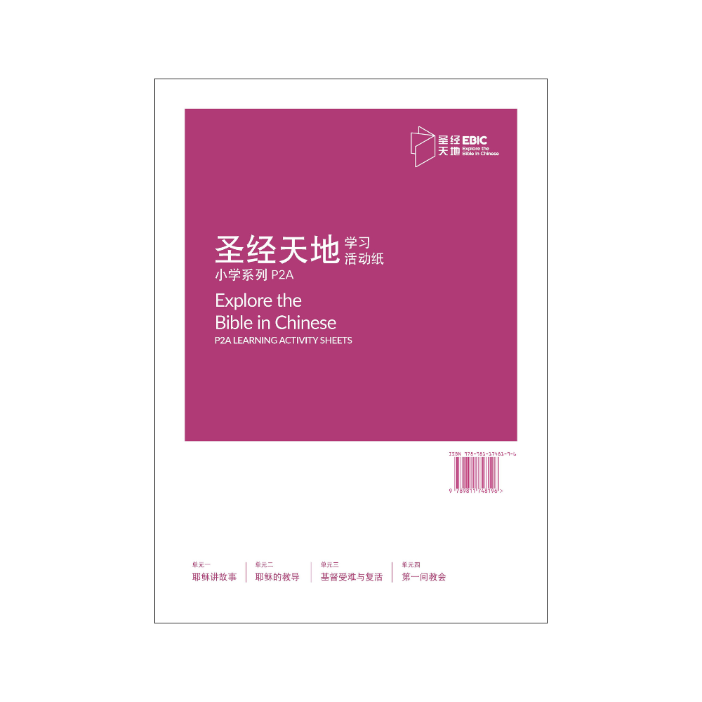圣经天地小学系列P2A学习活动纸 P2A Learning Activity Sheets  9789811748196 | Singapore Chinese Bookstore | Maha Yu Yi Pte Ltd