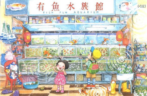 Fun Fish Fun (Postcards) 8886307514707-101 | Singapore Chinese Books | Maha Yu Yi Pte Ltd