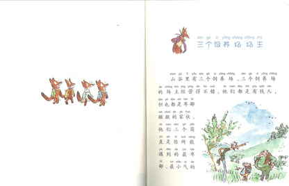 了不起的狐狸爸爸（拼音） Fantastic Mr Fox 9787533299224 | Singapore Chinese Books | Maha Yu Yi Pte Ltd