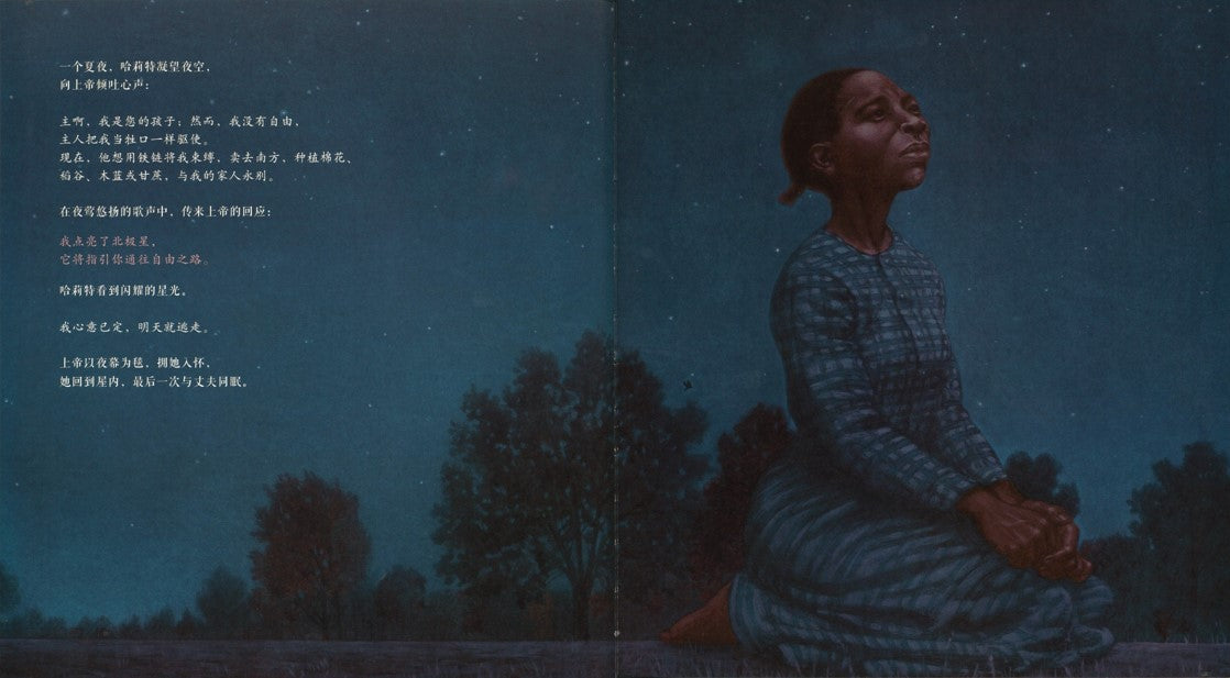 摩西：哈莉特·塔布曼的逃亡与拯救（凯迪克银奖） Moses: When Harriet Tubman Led Her People To Freedom 9787534067945 | Singapore Chinese Books | Maha Yu Yi Pte Ltd