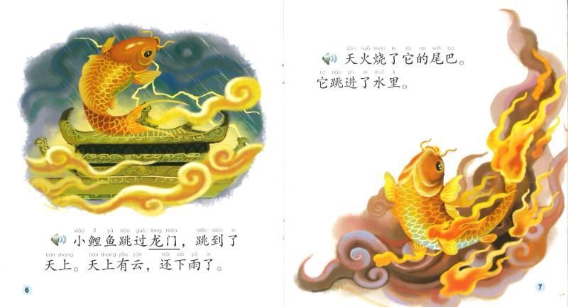 鲤鱼跳龙门》Carps Jump Over the Dragon Gate 作者: 陈琦Carol Chen