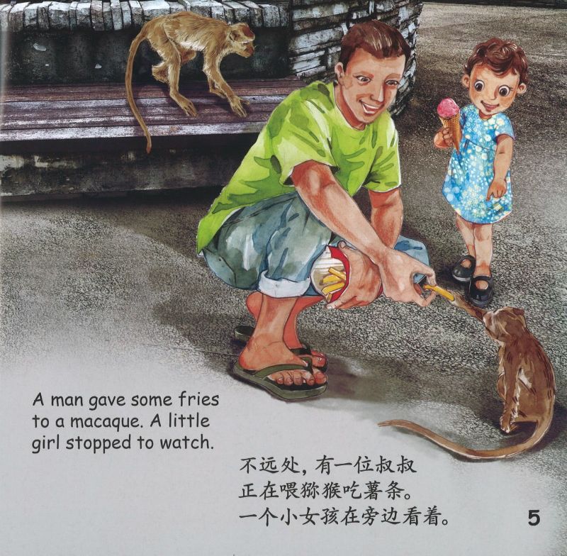 9789811452482 猕猴来到了我们家 Macaques in our Estate (reader book)| Singapore Chinese Books