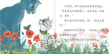 猫小花和鼠小灰 Kitty Tabby and Mouse Gray 9789815029109 | Singapore Chinese Books | Maha Yu Yi Pte Ltd